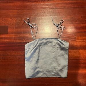 XS Superdown blue top.